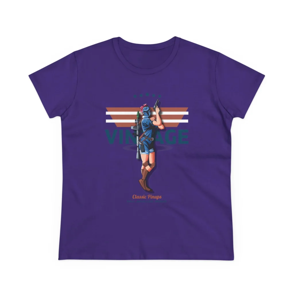 Rosie Vintage Women's Midweight Cotton Tee