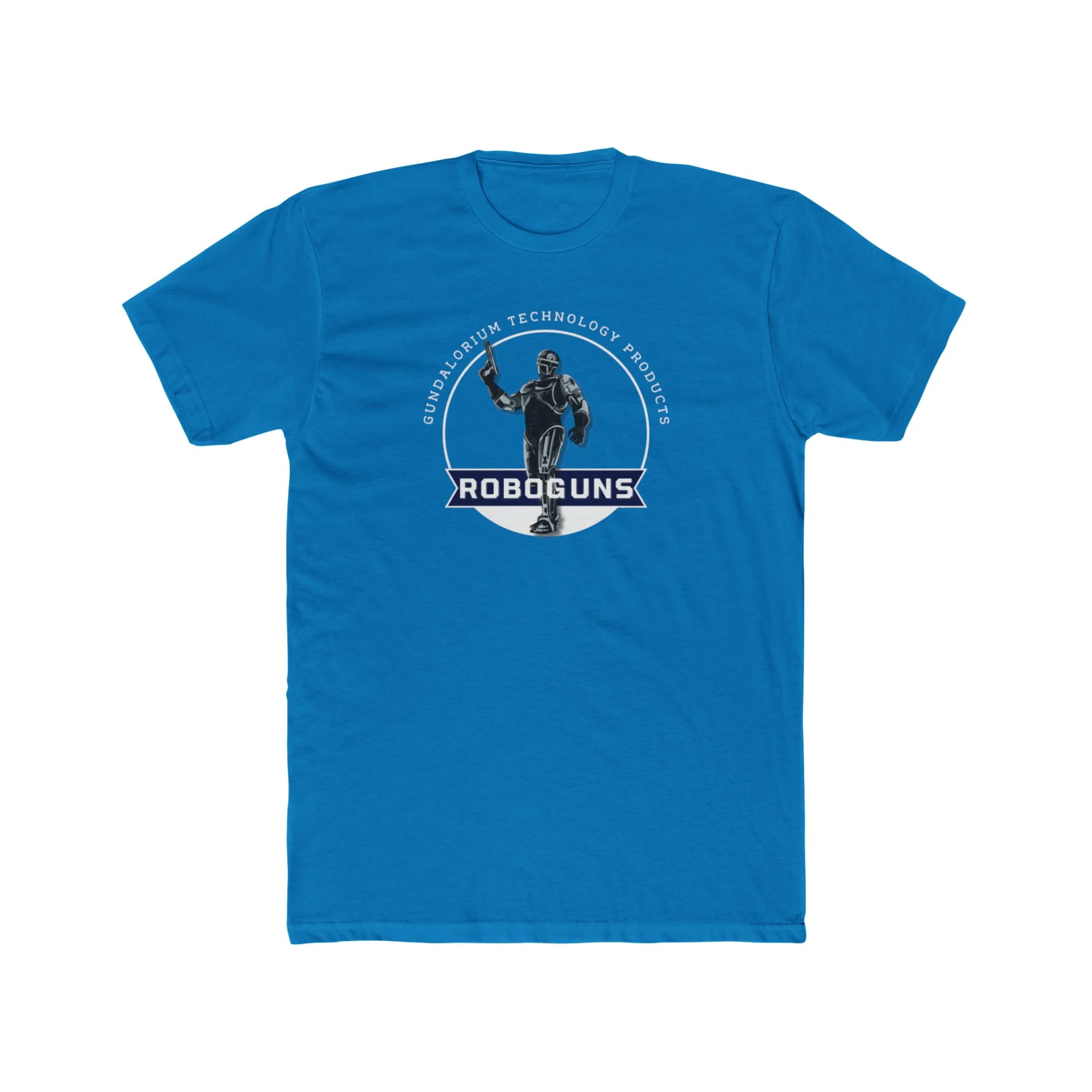 Roboguns Premium Men's Cotton Crew Tee - Image 15