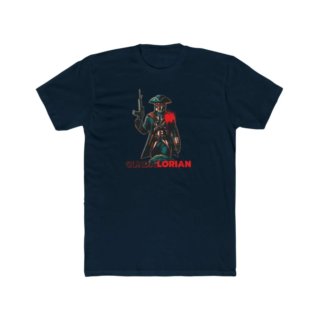 Patriot Paint Splat Premium Men's Cotton Crew Tee