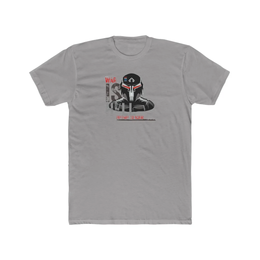 War is Hell Premium Men's Cotton Crew Tee