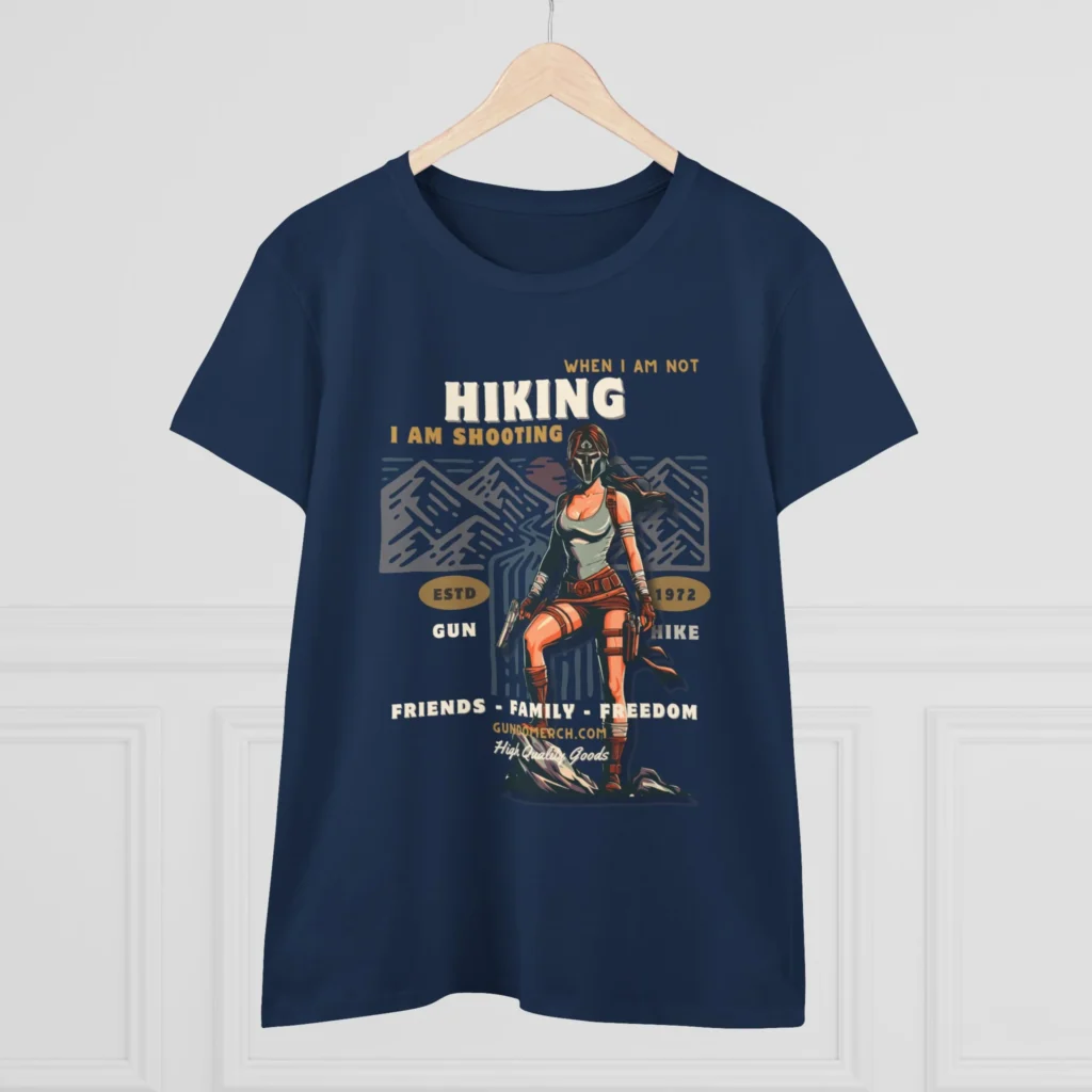 When I am not hiking... Women's Midweight Cotton Tee