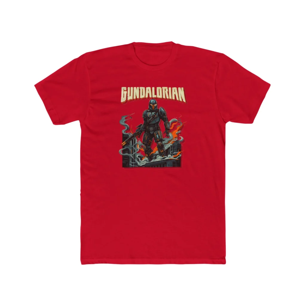 Mechalorian Siege Premium Men's Cotton Crew Tee