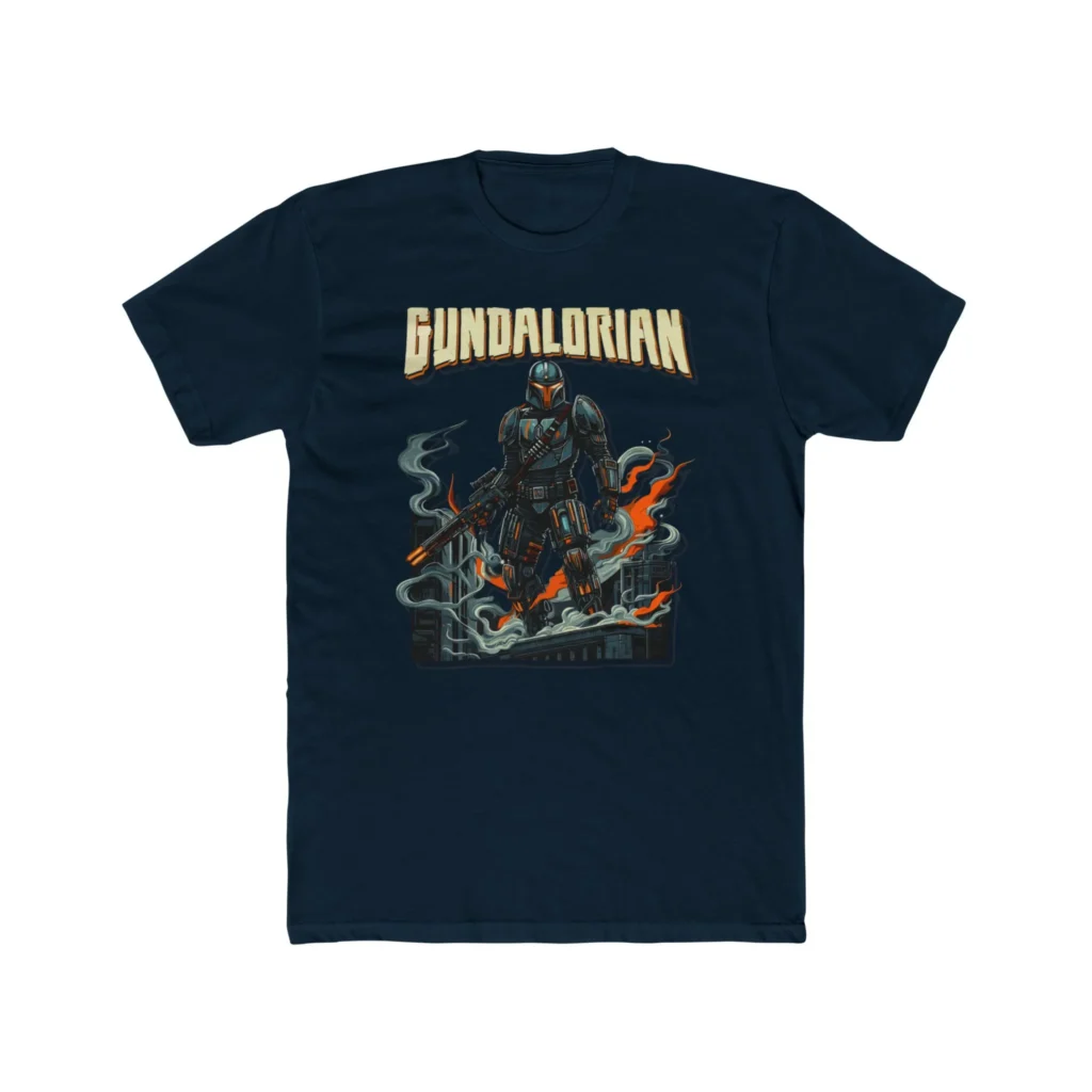 Mechalorian Siege Premium Men's Cotton Crew Tee