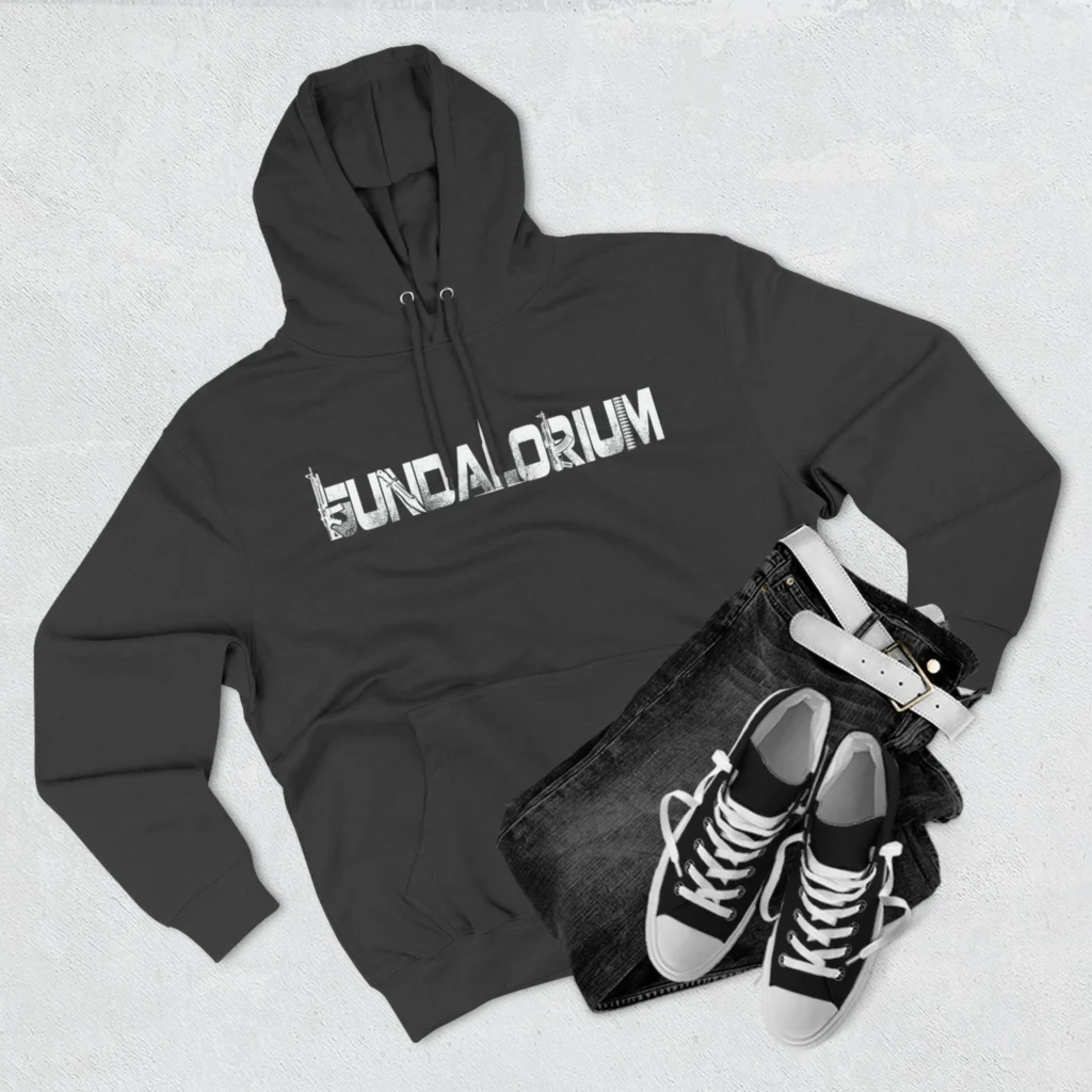 Gundalorium QR Three-Panel Fleece Hoodie