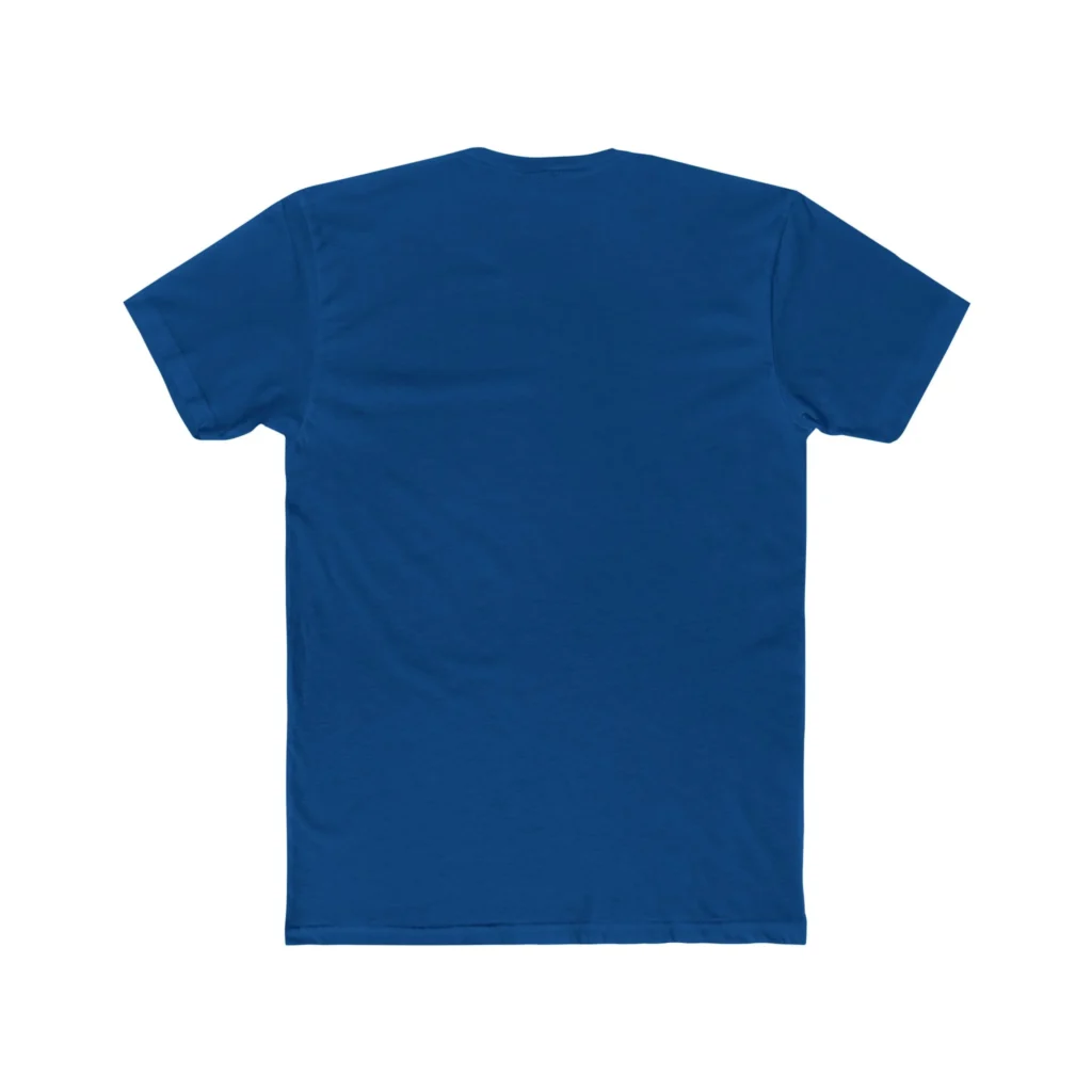 Gundalorian B/W Flag Two Premium Men's Cotton Crew Tee