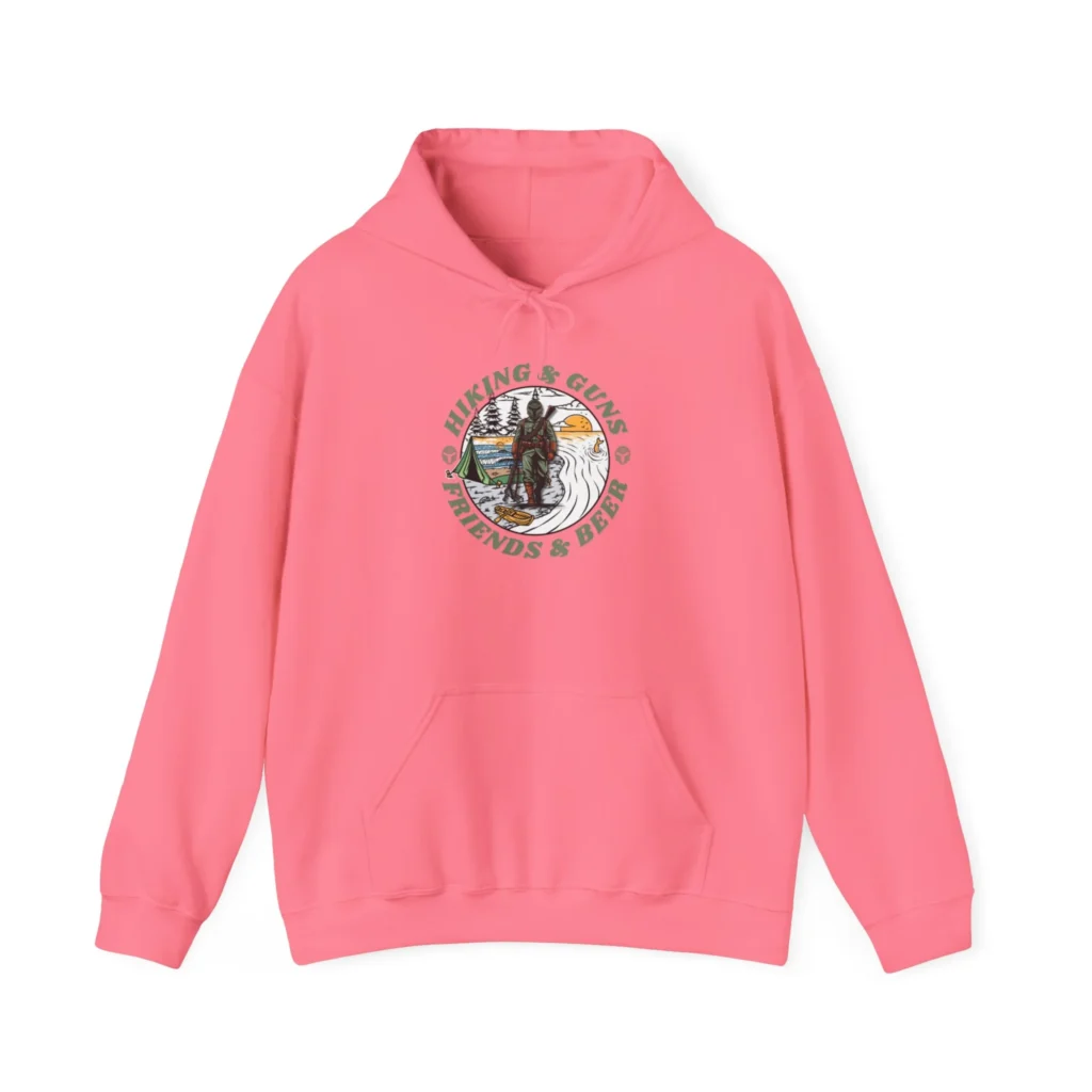 Hiking, Guns, Friends, and Beer Sweatshirt