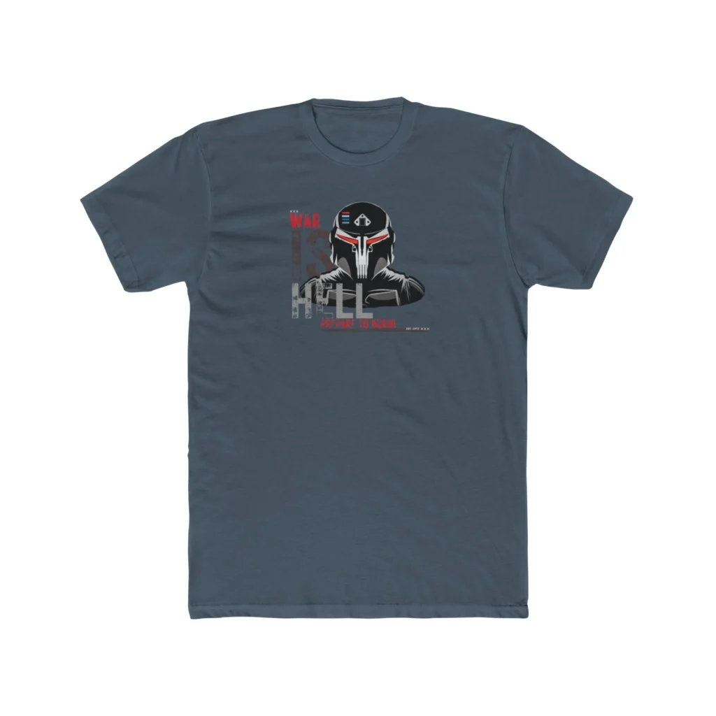 War is Hell Premium Men's Cotton Crew Tee