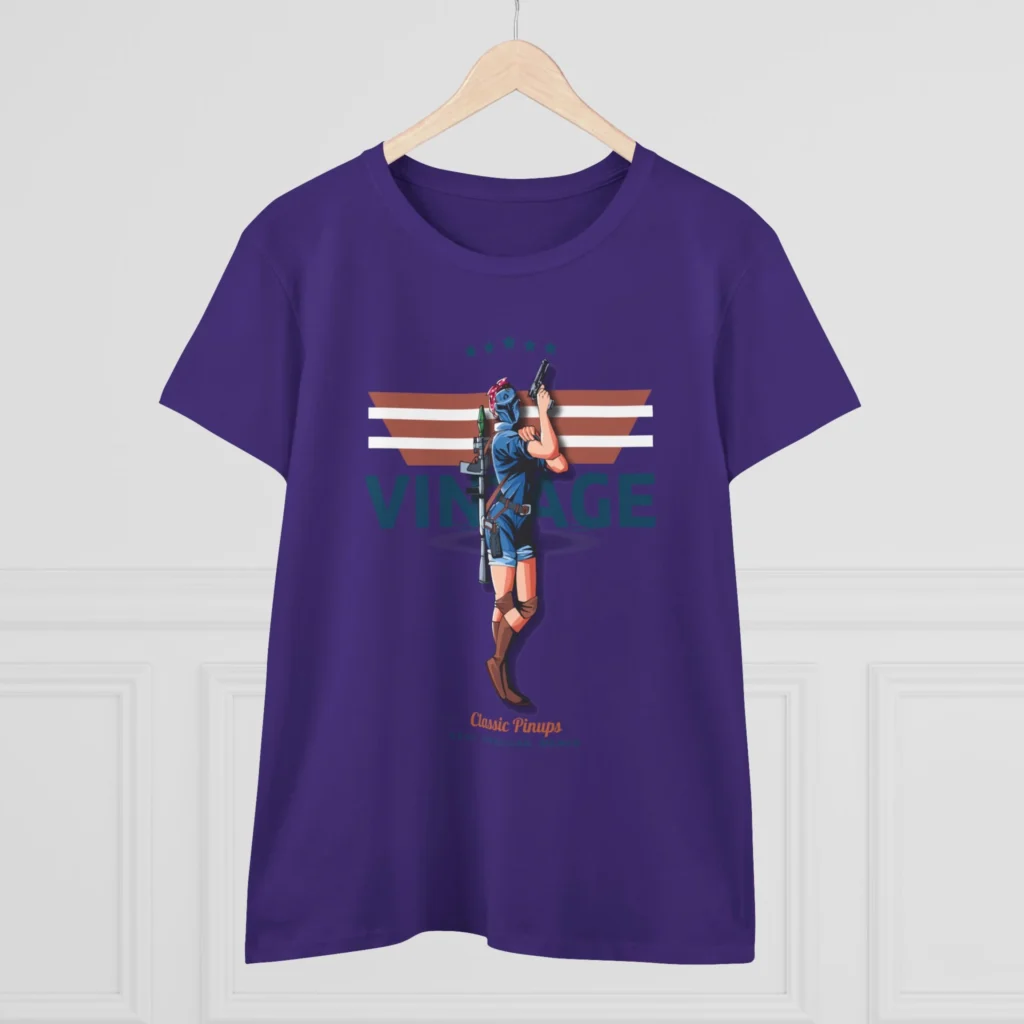 Rosie Vintage Women's Midweight Cotton Tee