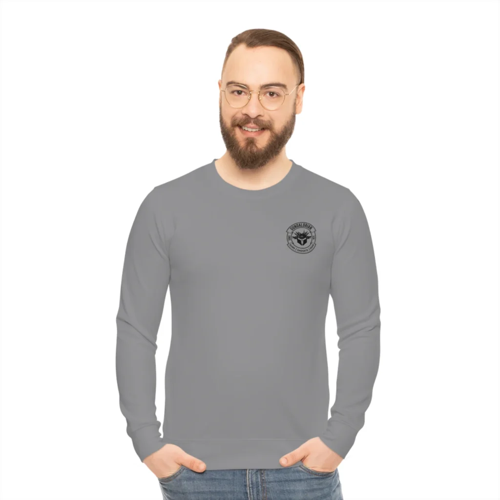 Gundalorian Lightweight Sweatshirt -Black Logo (AOP)