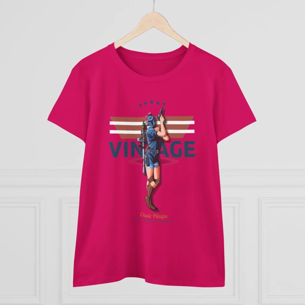 Rosie Vintage Women's Midweight Cotton Tee
