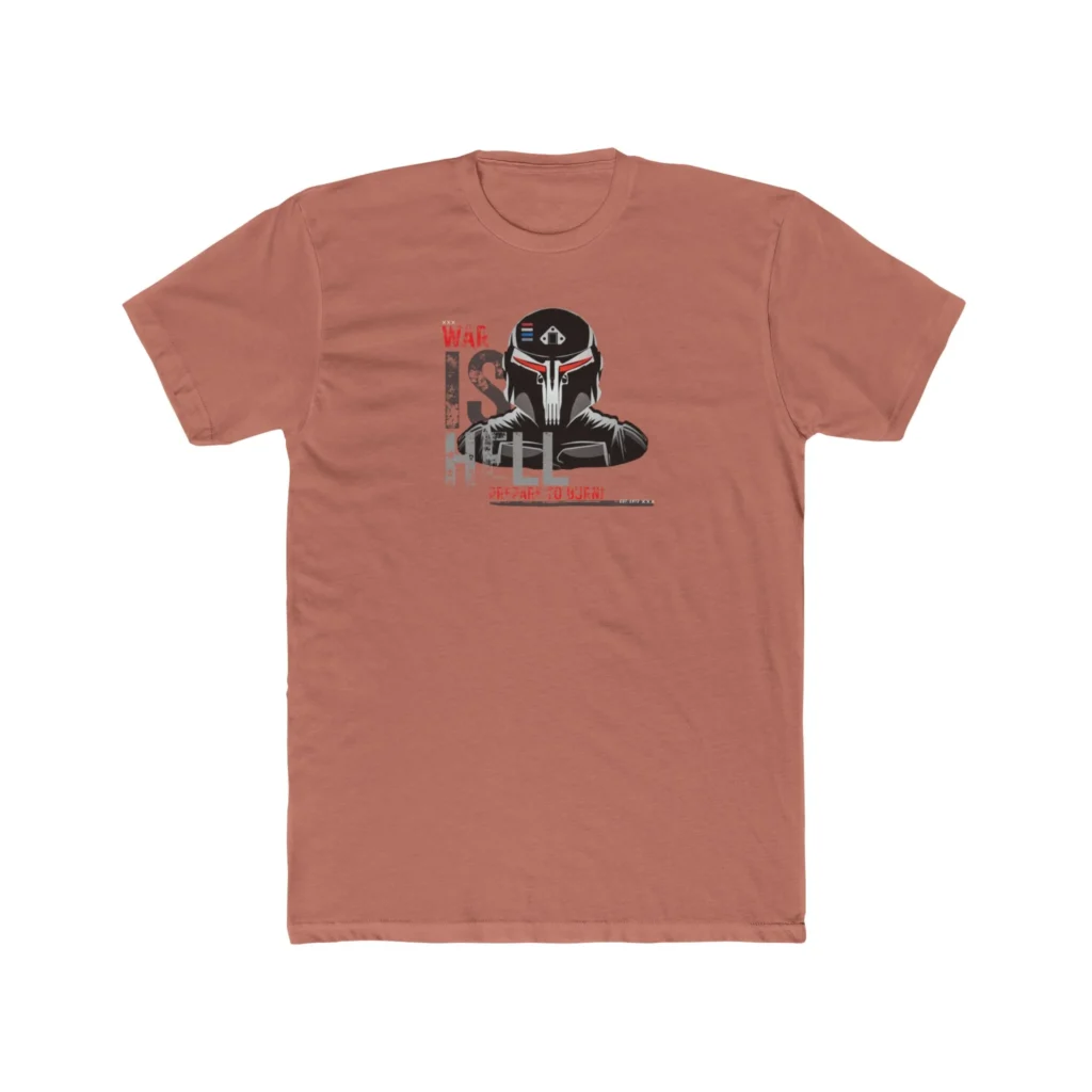 War is Hell Premium Men's Cotton Crew Tee