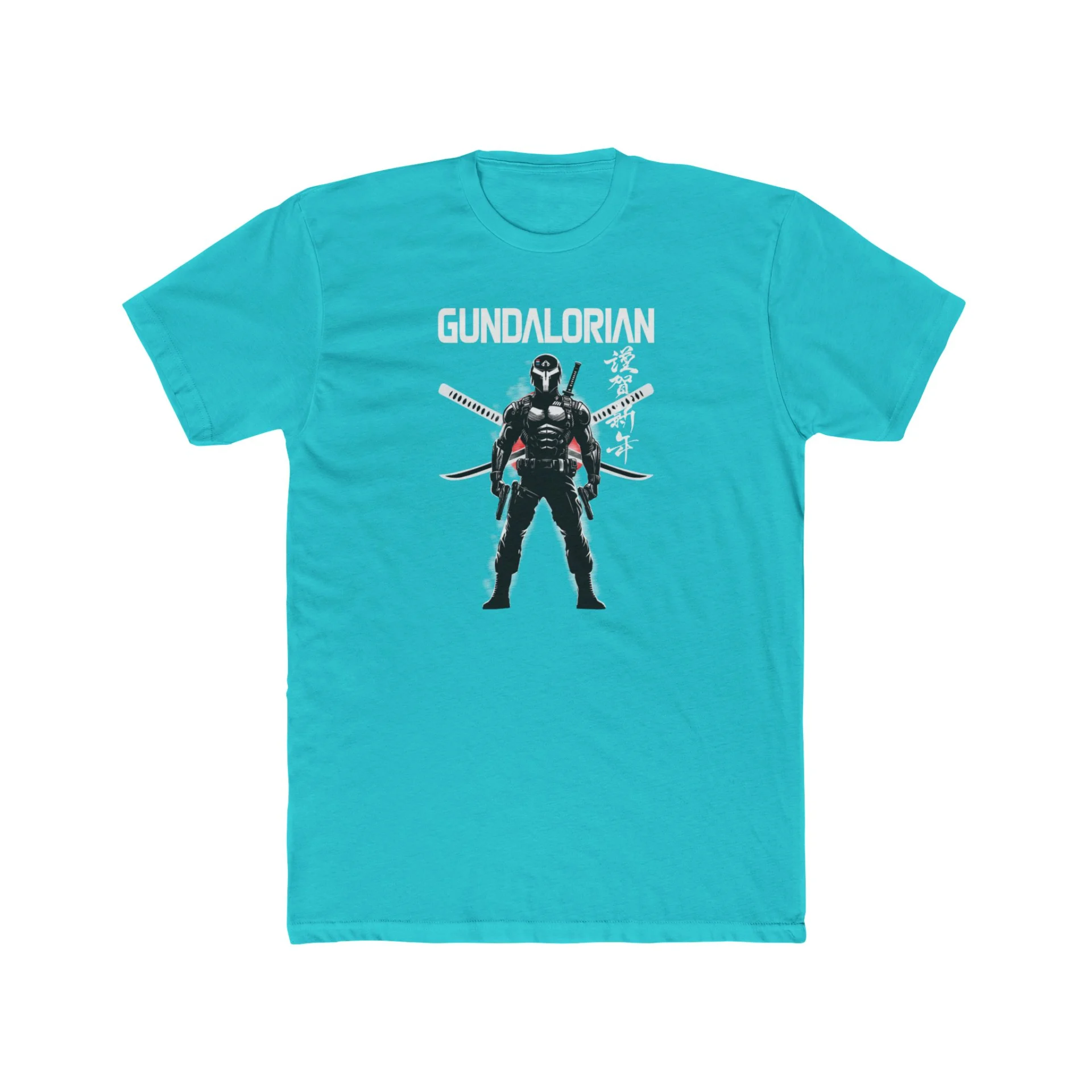 Swords Out Premium Men's Cotton Crew Tee - Image 13