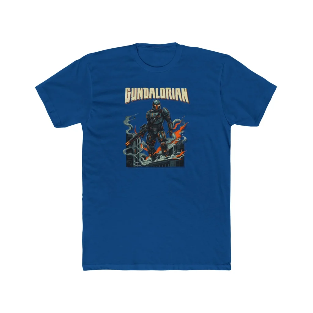 Mechalorian Siege Premium Men's Cotton Crew Tee