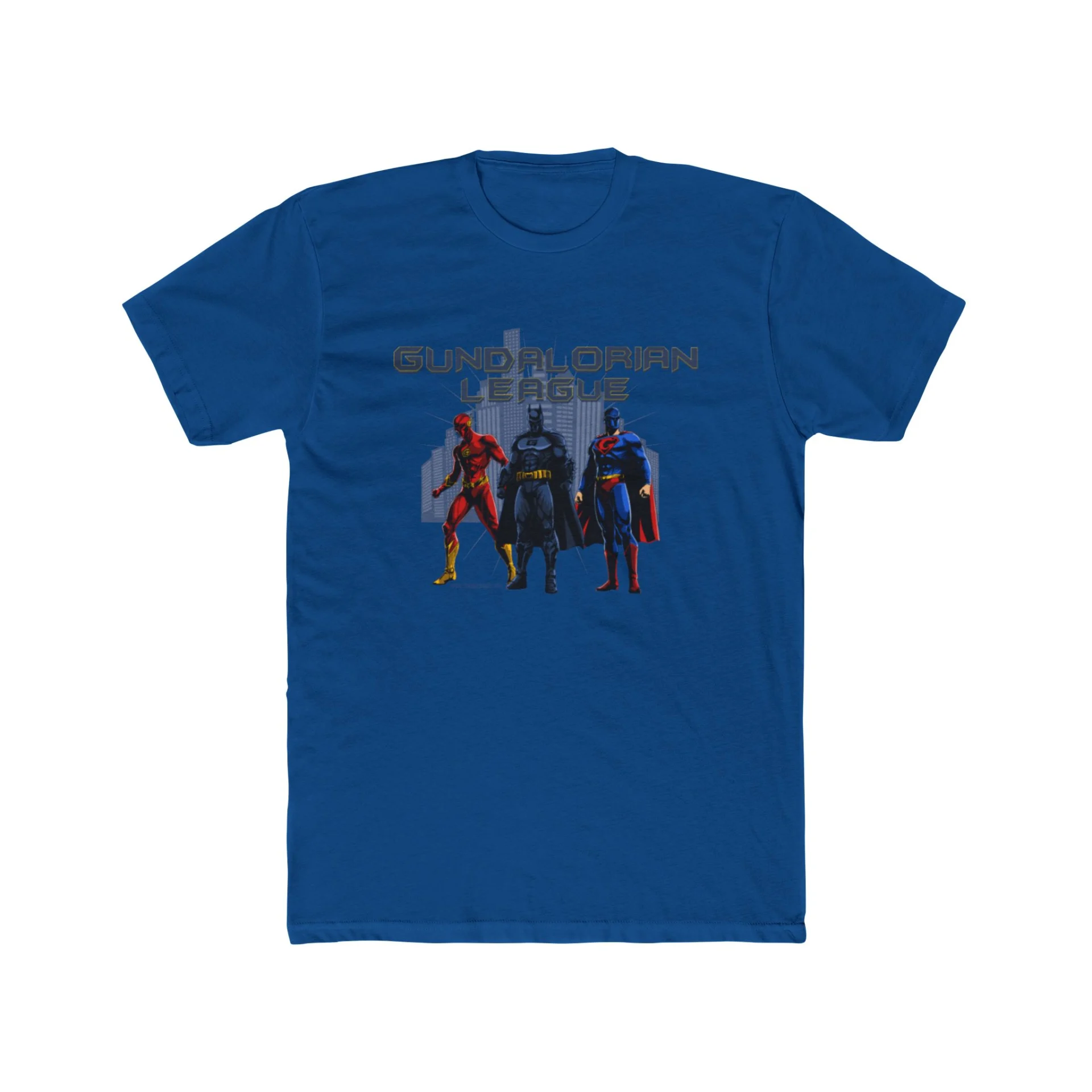 Gundalorian League Premium Men's Cotton Crew Tee - Image 19