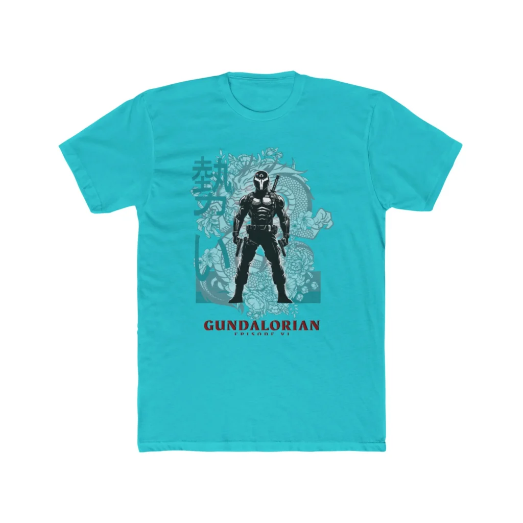 Gundalorian Dragon Premium Men's Cotton Crew Tee