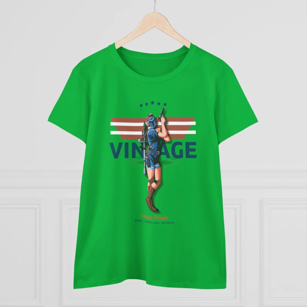 Rosie Vintage Women's Midweight Cotton Tee