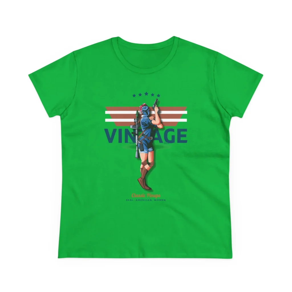 Rosie Vintage Women's Midweight Cotton Tee