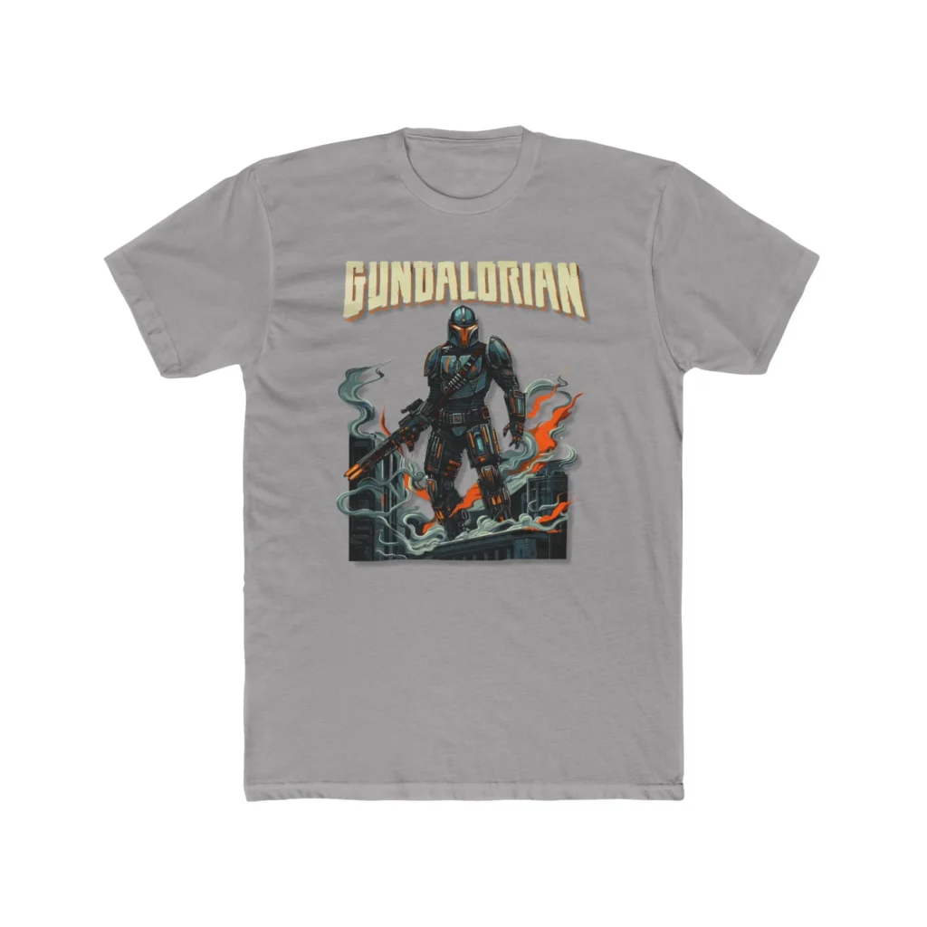 Mechalorian Siege Premium Men's Cotton Crew Tee