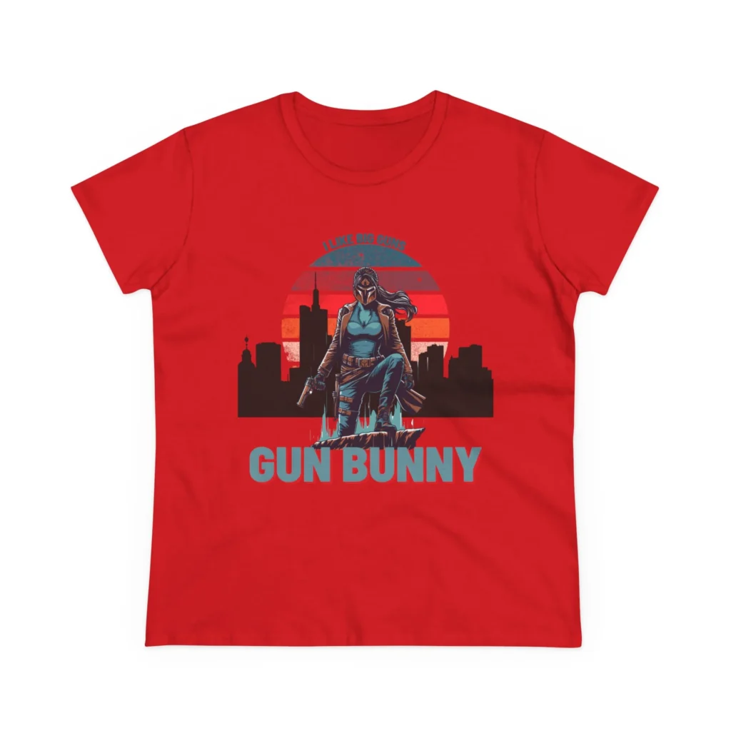 Gun Bunny Women's Midweight Cotton Tee