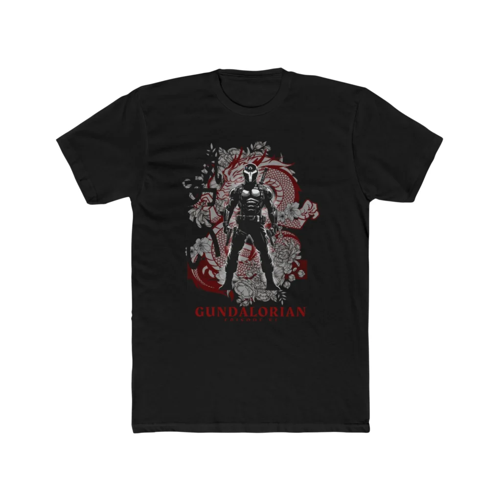 Gundalorian Dragon Premium Men's Cotton Crew Tee