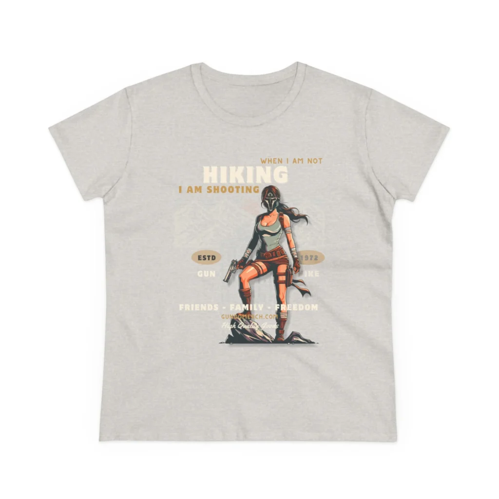 When I am not hiking... Women's Midweight Cotton Tee