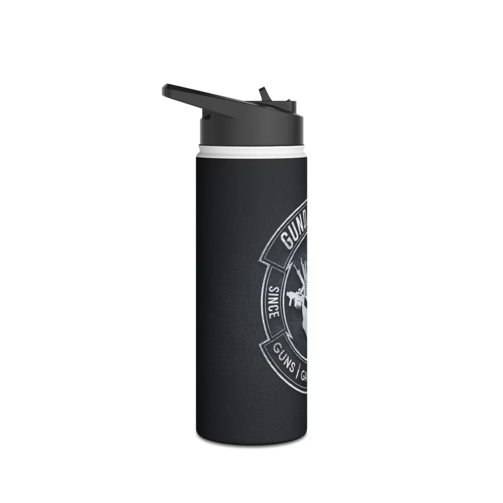 Gundalorian Stainless Steel Water Bottle, 3 Gundo Sizes