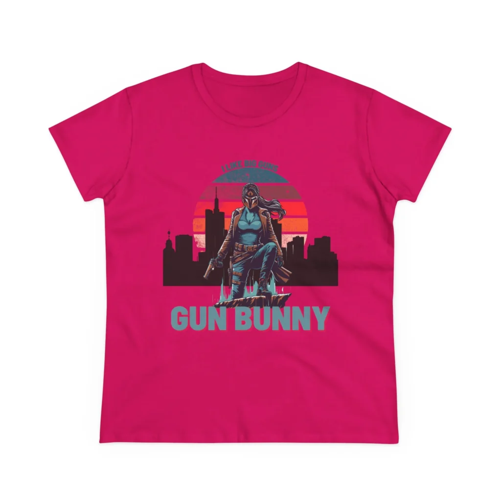 Gun Bunny Women's Midweight Cotton Tee