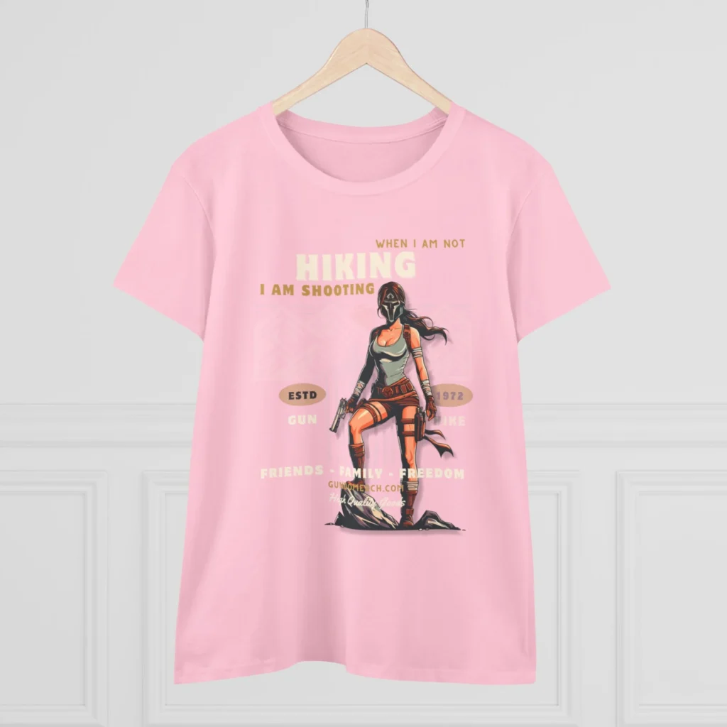 When I am not hiking... Women's Midweight Cotton Tee