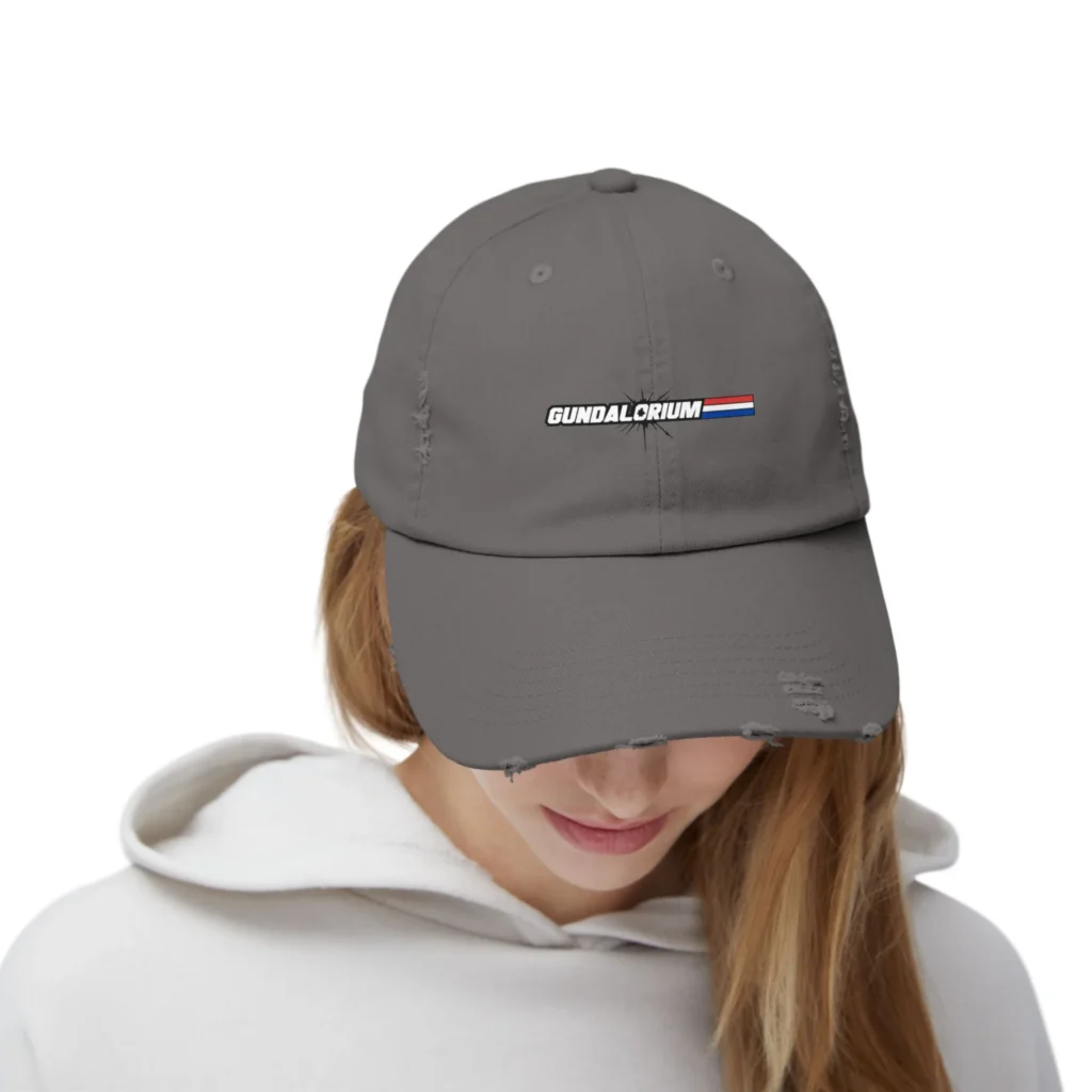 Gundalorium Unisex Distressed Cap