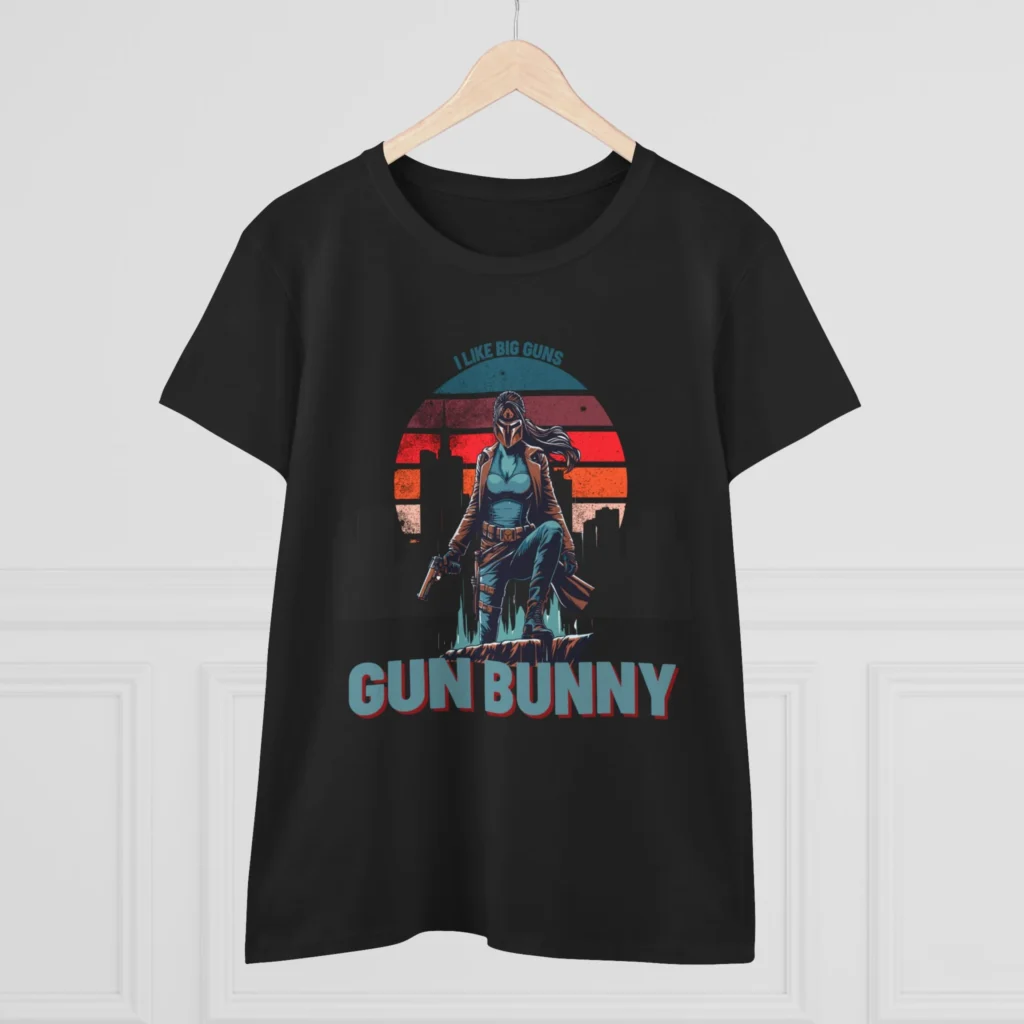 Gun Bunny Women's Midweight Cotton Tee