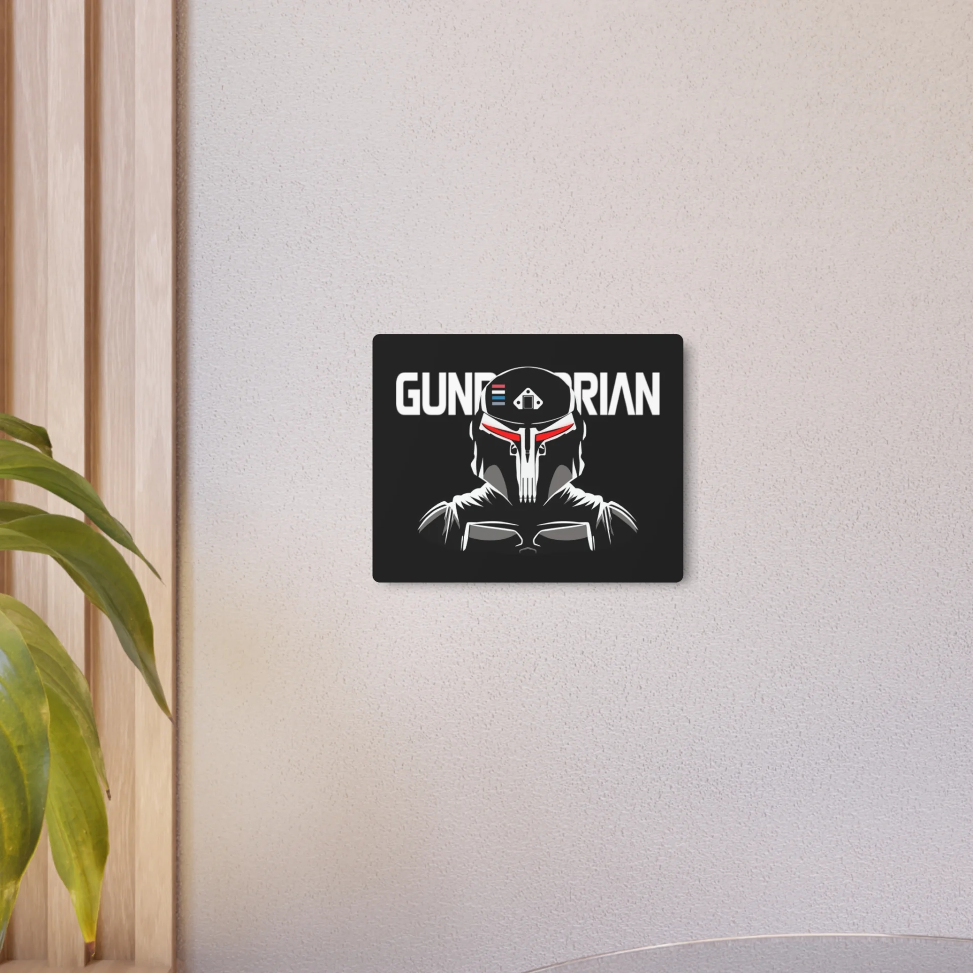 Gundalorian Black Metal Art Sign - Evil Red - Image 8