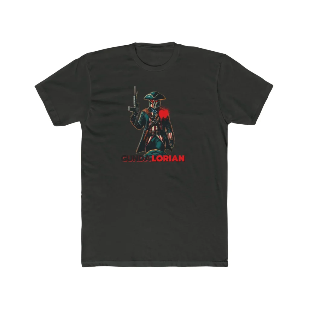 Patriot Paint Splat Premium Men's Cotton Crew Tee
