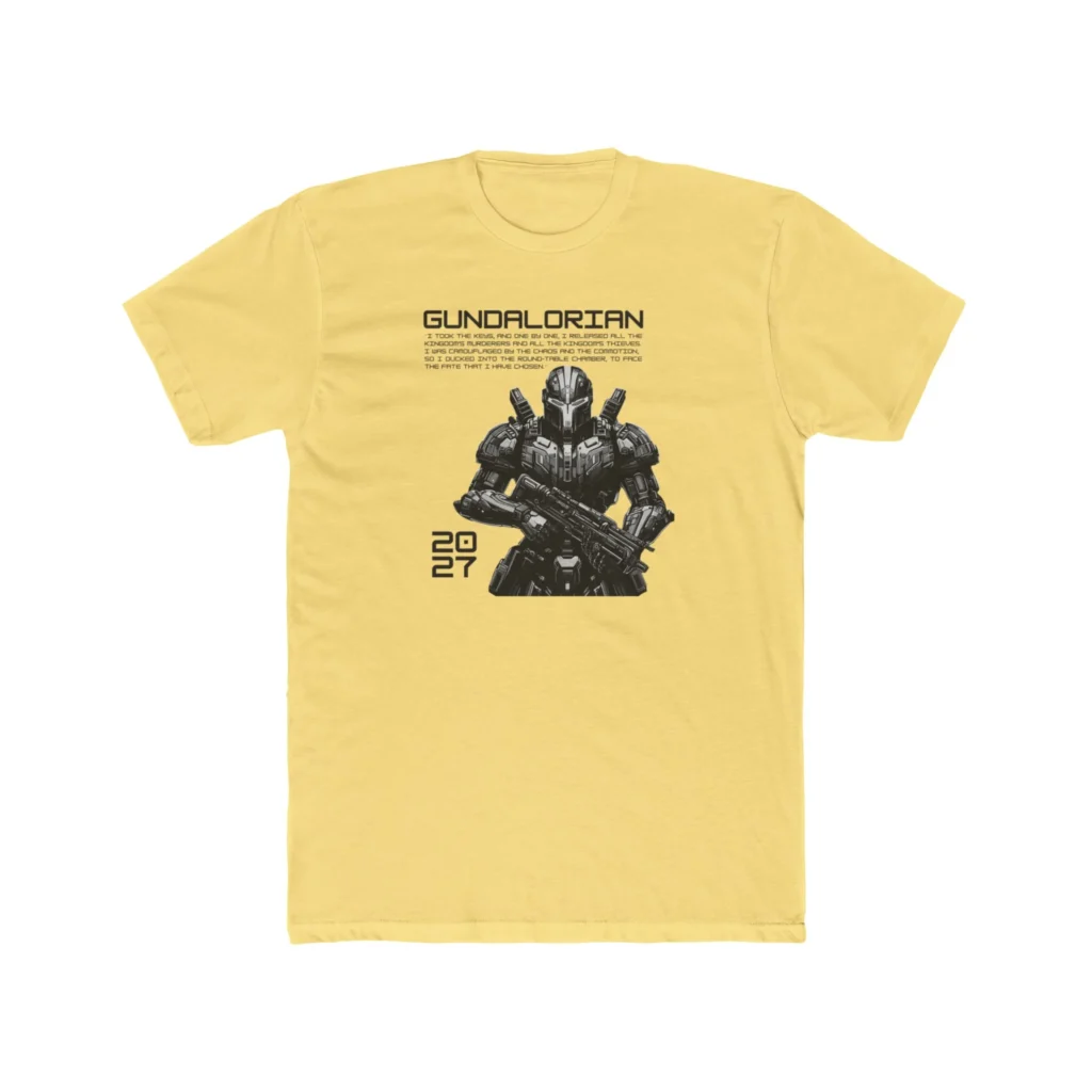 Mechalorian 2 Premium Men's Cotton Crew Tee