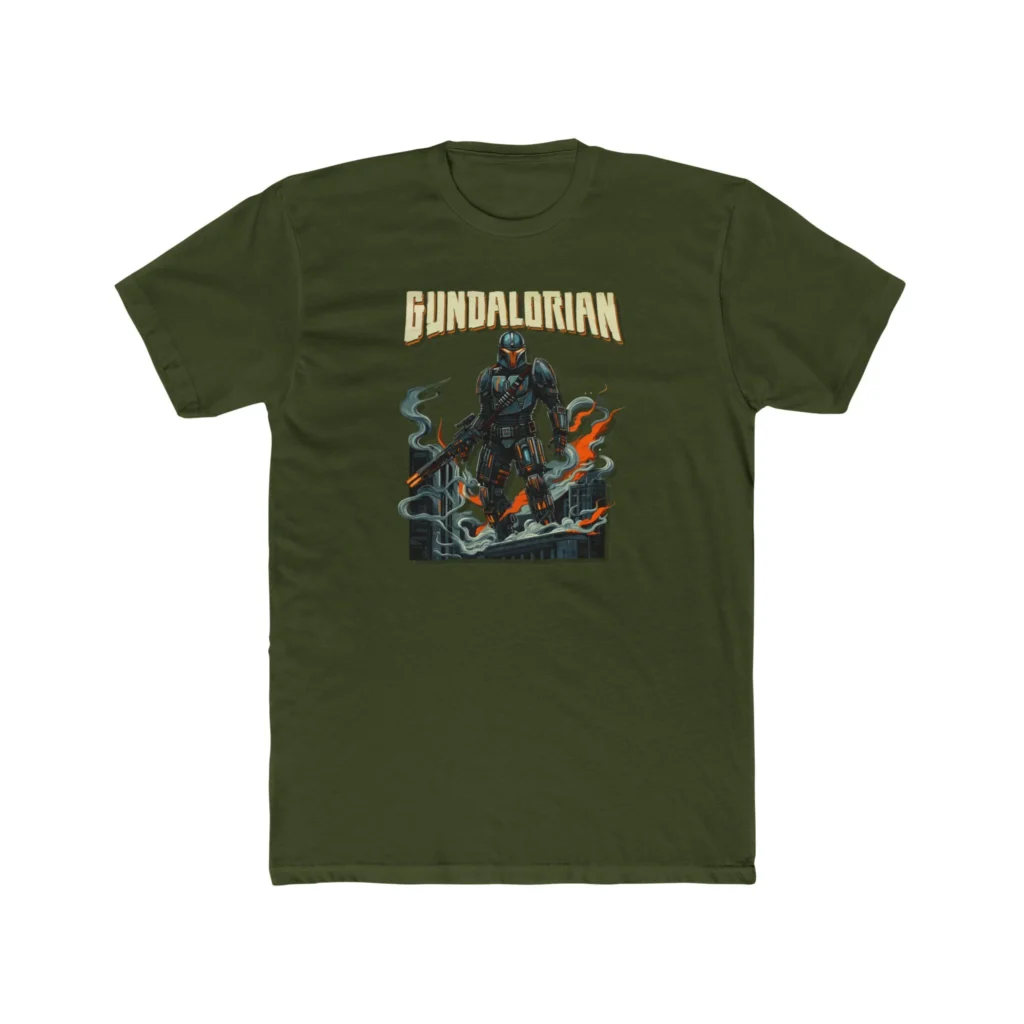 Mechalorian Siege Premium Men's Cotton Crew Tee