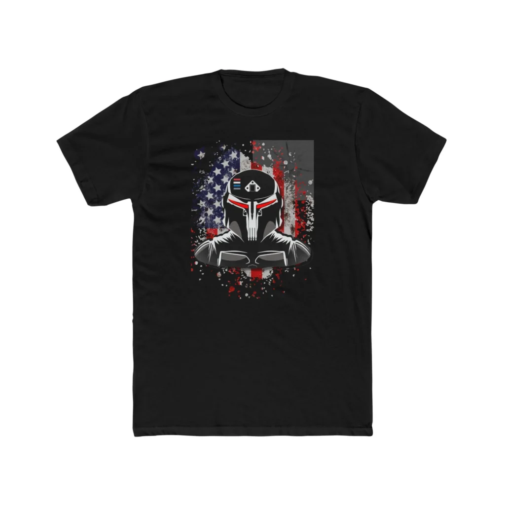Gundalorian Flag One.1 Premium Men's Cotton Crew Tee