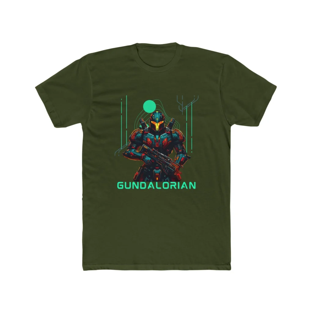 Mechalorian 3 Premium Men's Cotton Crew Tee