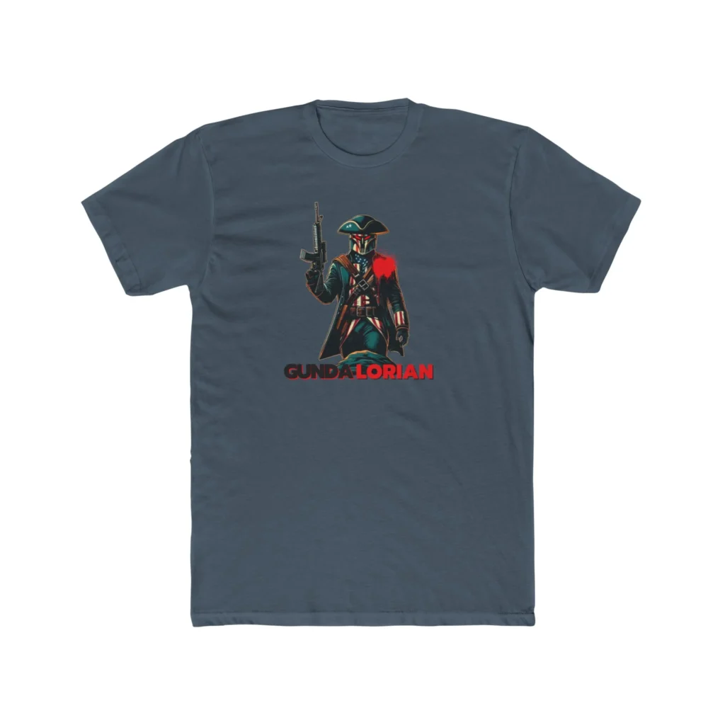 Patriot Paint Splat Premium Men's Cotton Crew Tee