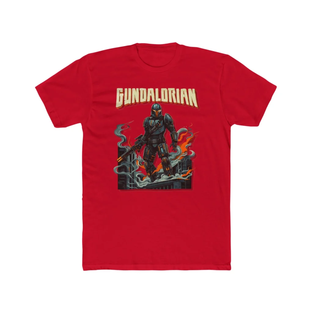 Mechalorian Siege Premium Men's Cotton Crew Tee