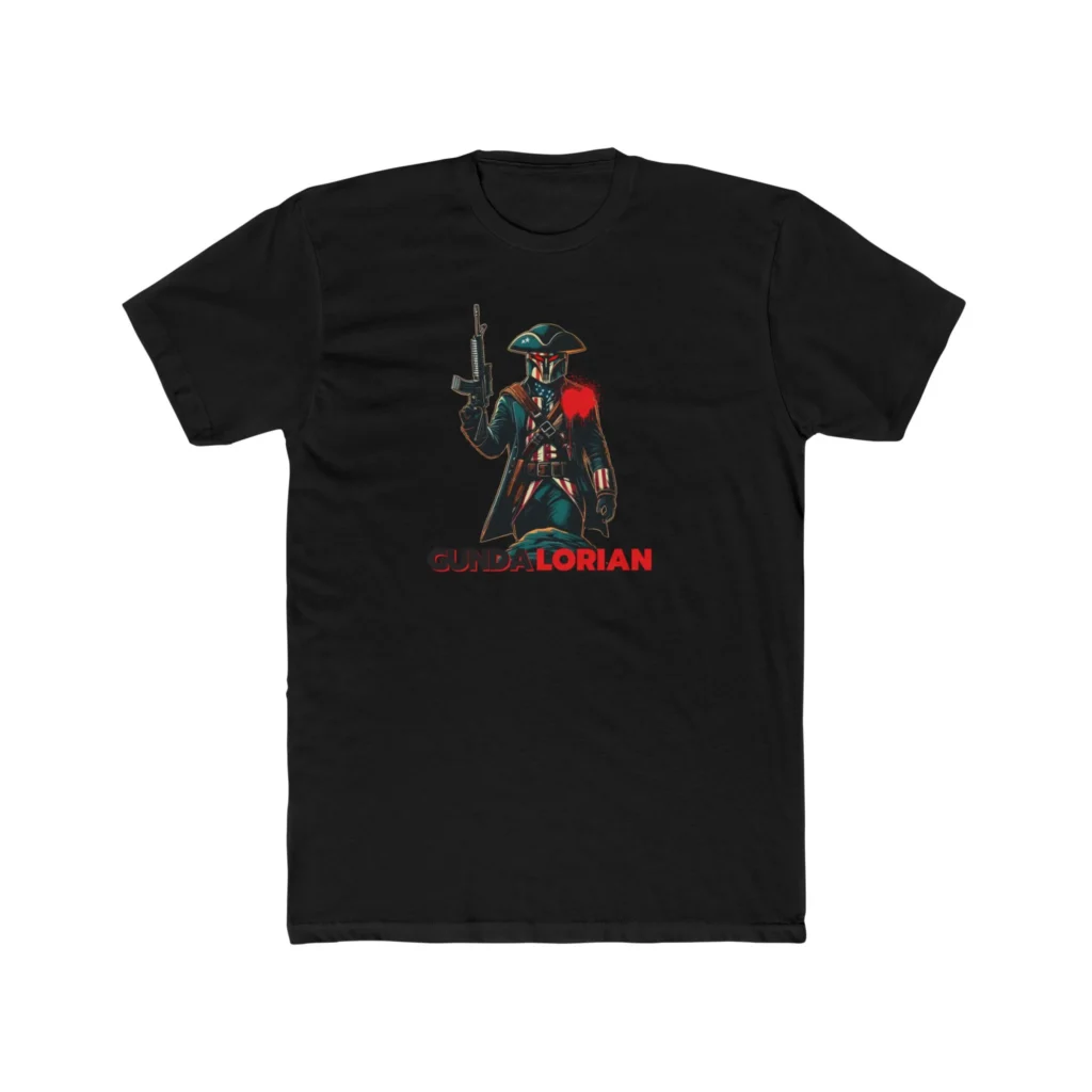 Patriot Paint Splat Premium Men's Cotton Crew Tee