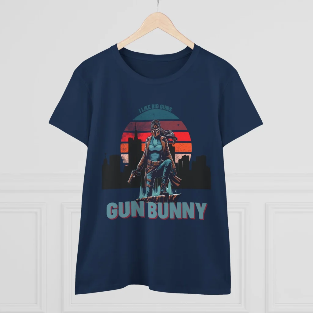 Gun Bunny Women's Midweight Cotton Tee