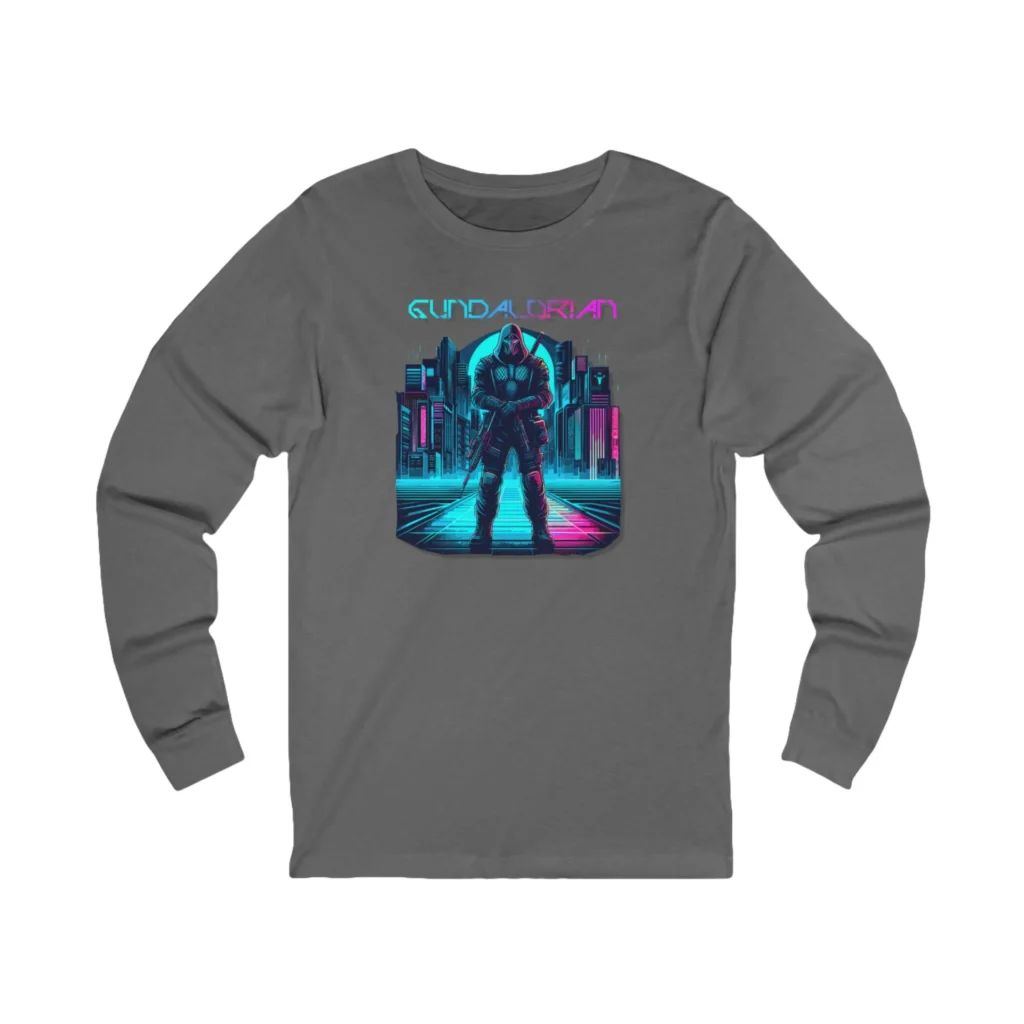 Gundalorian Cyberpunk One Unisex Jersey Long Sleeve Tee