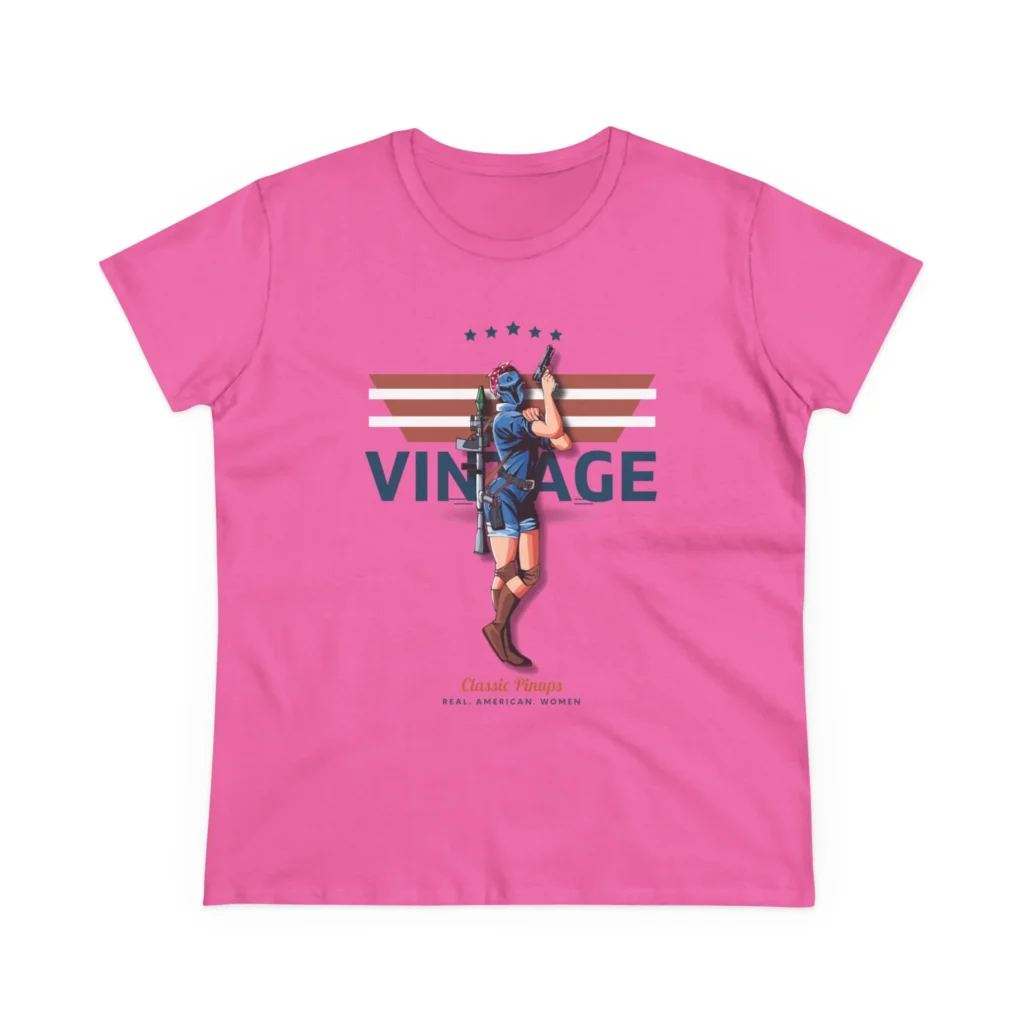 Rosie Vintage Women's Midweight Cotton Tee