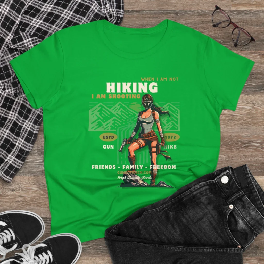 When I am not hiking... Women's Midweight Cotton Tee