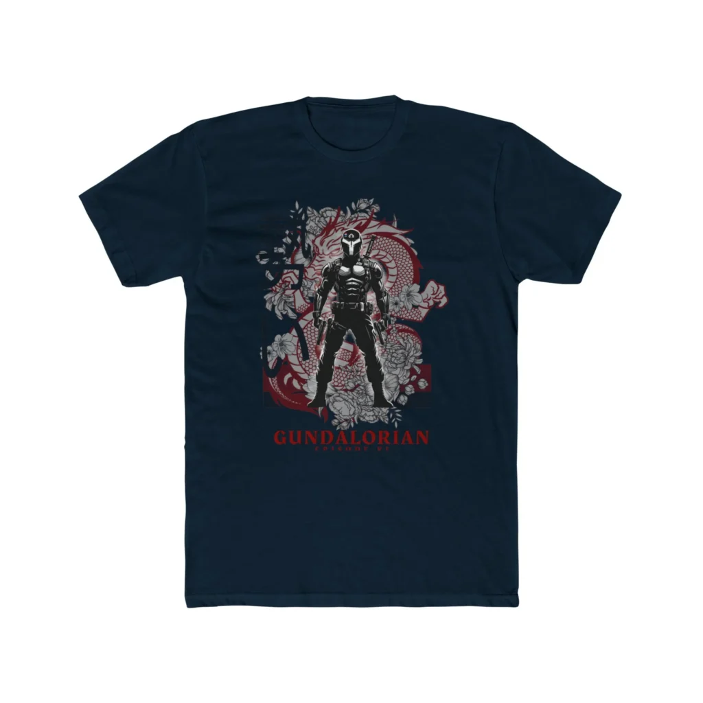 Gundalorian Dragon Premium Men's Cotton Crew Tee