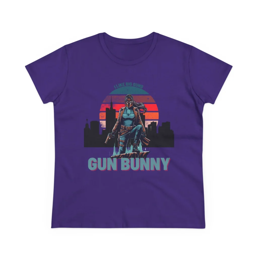 Gun Bunny Women's Midweight Cotton Tee