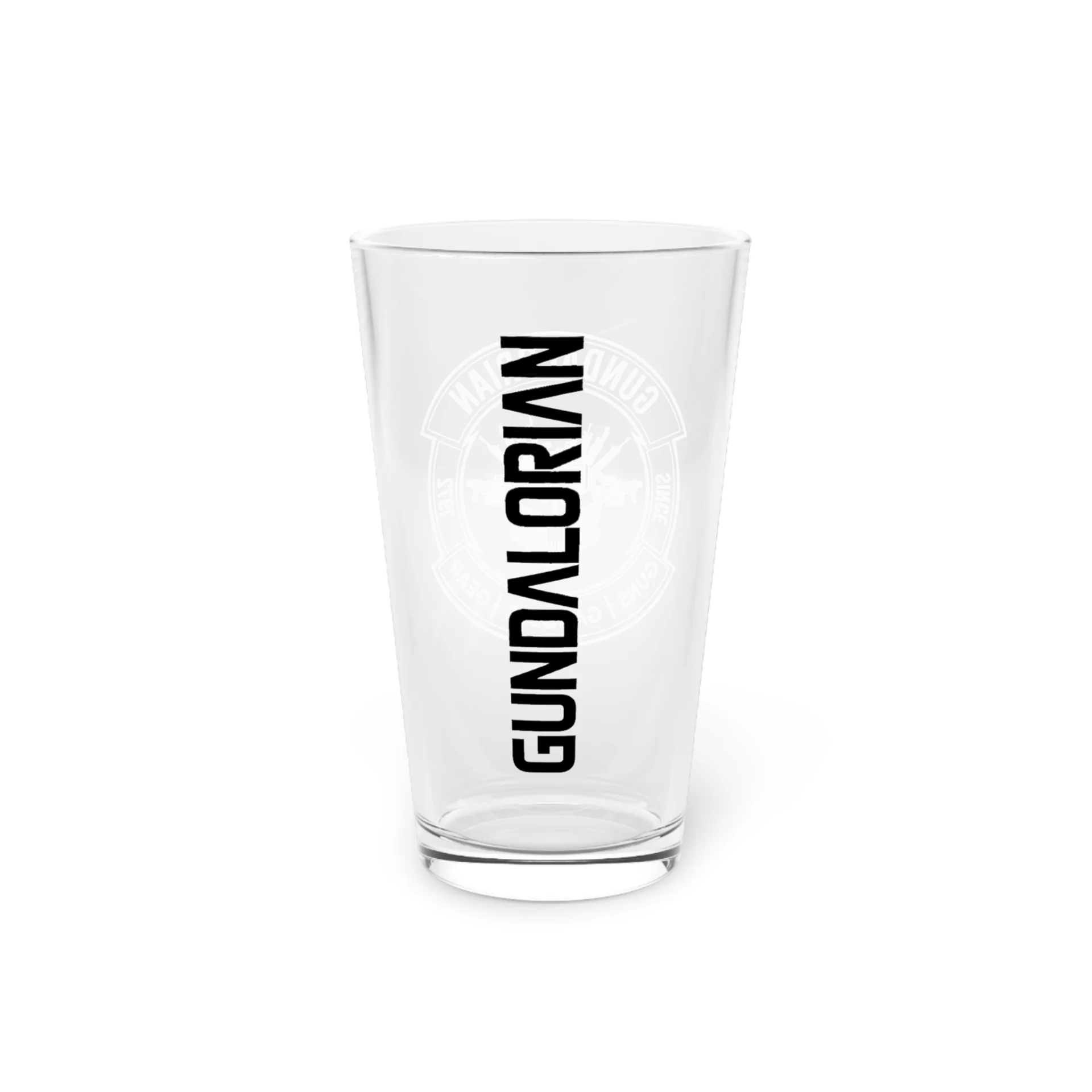 Gundalorian Pint Glass, 16oz