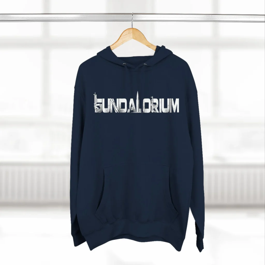 Gundalorium QR Three-Panel Fleece Hoodie