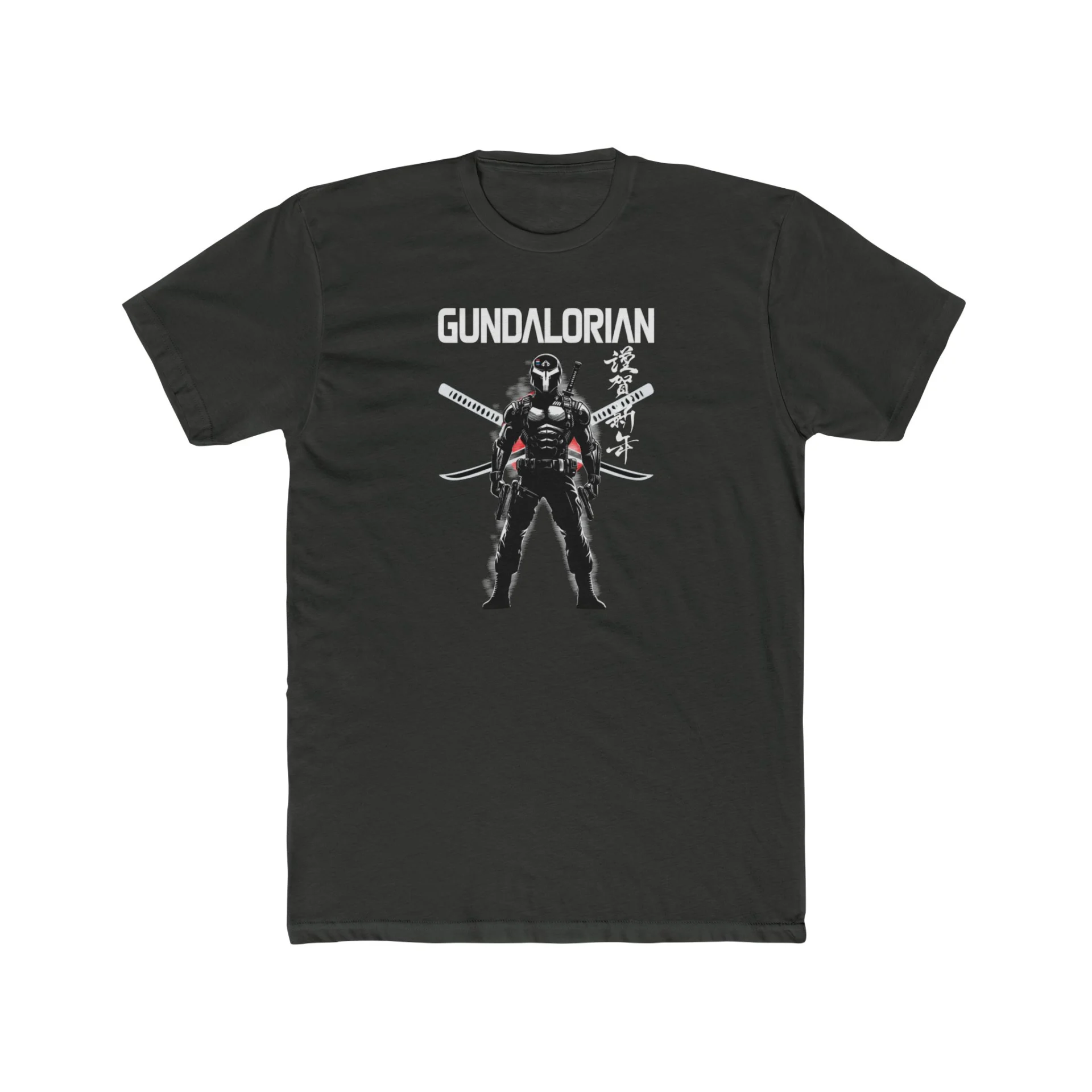 Swords Out Premium Men's Cotton Crew Tee - Image 11