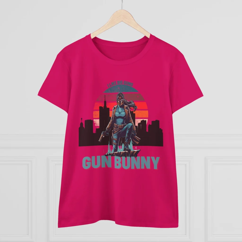 Gun Bunny Women's Midweight Cotton Tee
