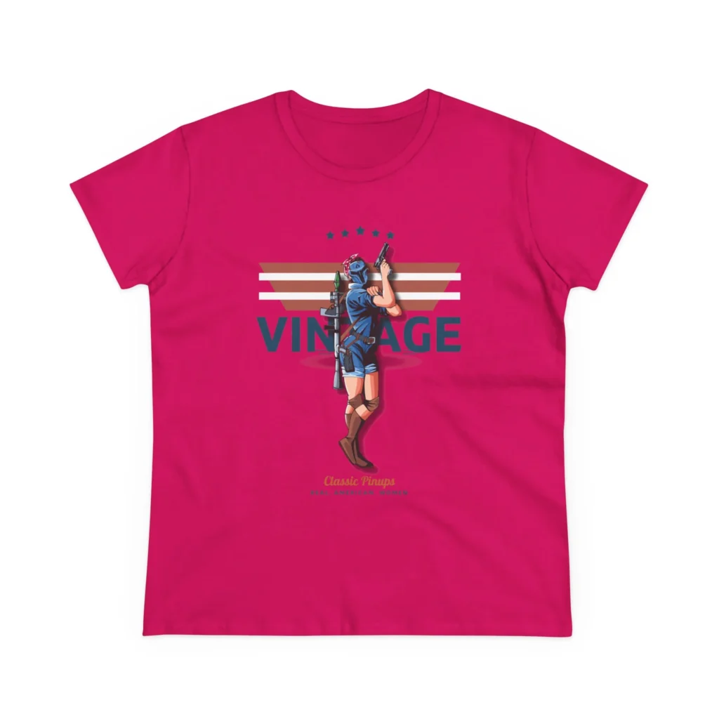 Rosie Vintage Women's Midweight Cotton Tee